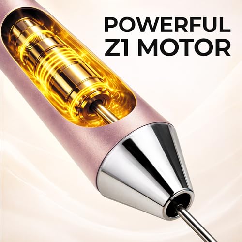 Rechargeable Milk Frother Handheld (Bubblegum / Rechargeable Z1 Motor Max)