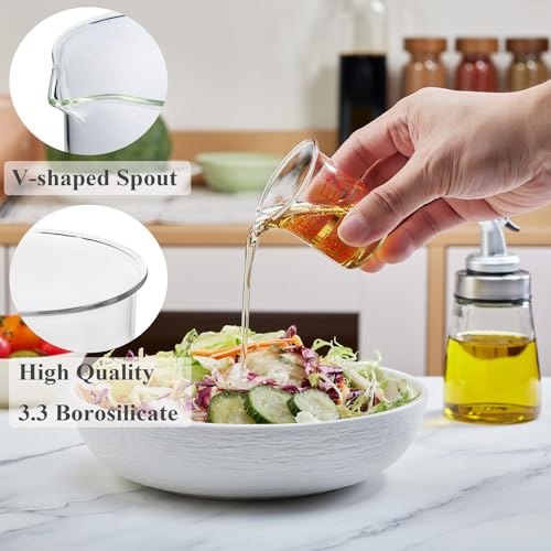 Mini Borosilicate Glass Measuring Cup Set (5ML/15ML/30ML/60ML Measuring Cup Set)