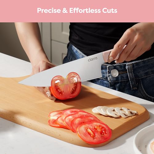 Professional Kitchen Knife Set 4 PCS (Pink)