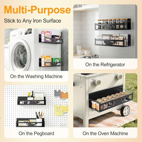Magnetic Spice Rack for Refrigerator (2 Count)