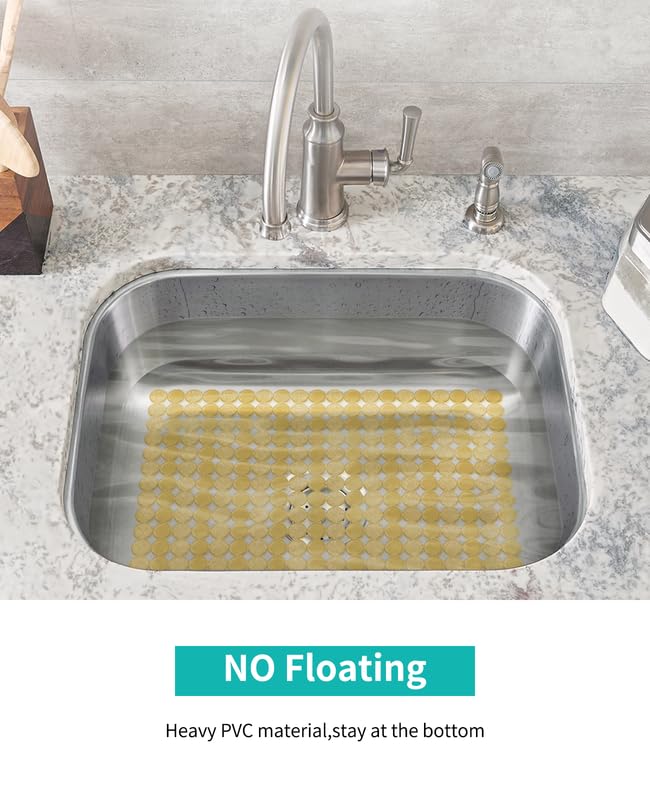 2 Pack Kitchen Sink Mat (Brown)