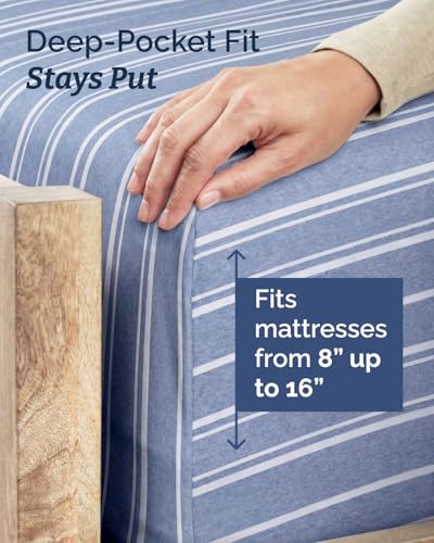 Full XL Sheets (42 - Blue Stripes 3 / Full XL)
