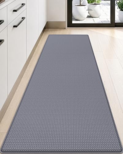 Kitchen Floor Mats Cushioned Anti Fatigue (Grey / 59"l X 23"w X 0.4"th)
