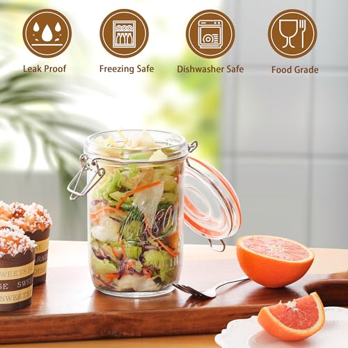 24oz Wide Mouth Mason Jars (24oz 6pack)