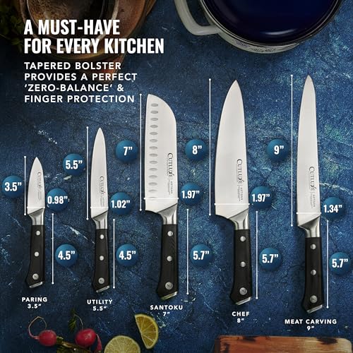 Kitchen Knives (5 Pcs Knife Set without Block)