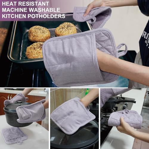Pot Holders Yarn (Potholders / Purple Pot Holders)