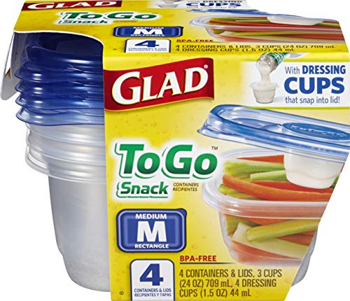 GladWare To Go Medium Rectangle Snack Containers (Rectangle / 24 oz - 24 Count)
