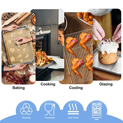 Baking Sheet with Wire Rack Set (16 x 12 x 1 inch)