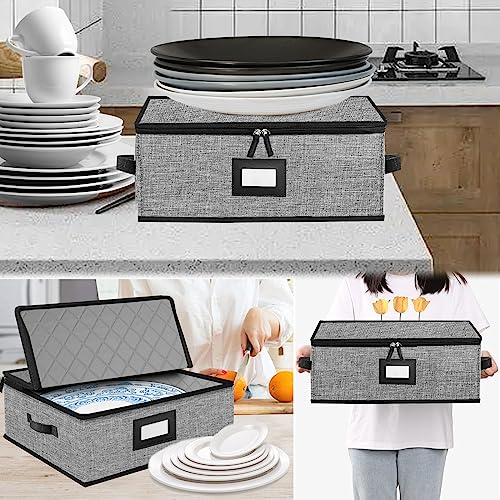 Quilted Platter Storage Case 2PACK (2 Count)