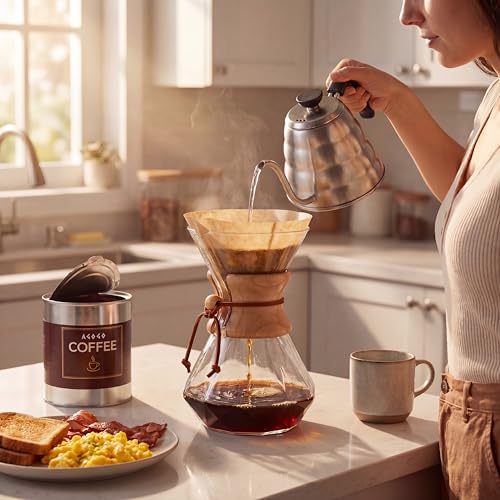 Pour Over Coffee Maker Set (Diamond Design / 28 Ounces)