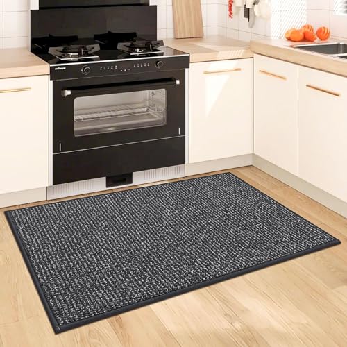 Kitchen Rugs 20"x32" (Charcoal / 20" X 32" (Rectangular))