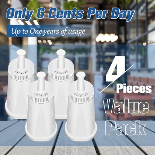 Water Filter Replacement for Breville Espresso Machine Barista Touch BES880 (4 Count (Pack of 1))