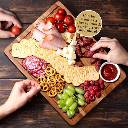 Acacia Wood Cutting Boards for Kitchen (Acacia Wood / 15"L x 11"W)