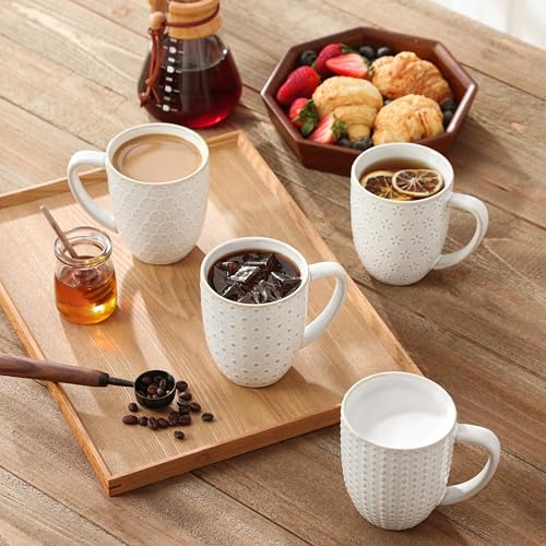 LYDIA 16 Oz Coffee Mugs Set of 4