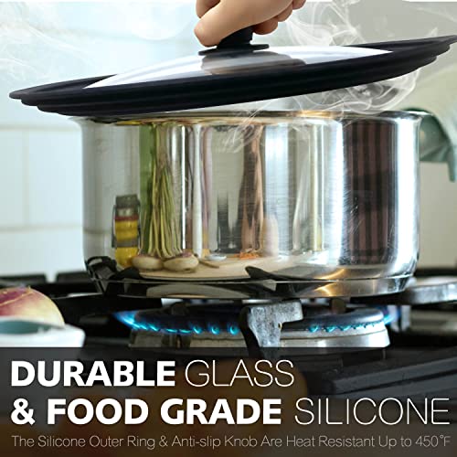 Silicone Universal Lid for Pots (6" to 11" (2pcs))