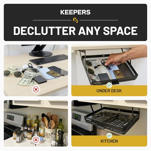 KEEPERS Under Desk Drawer Slide Out