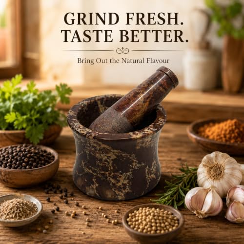 Mortar and Pestle (Dual Side Rustic)