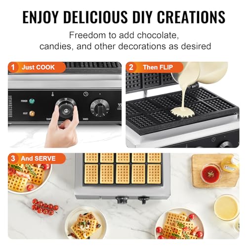 Commercial Waffle Maker (10Pcs)