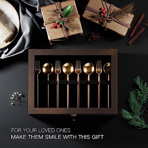 Silverware Box (3 Layer Walnut)