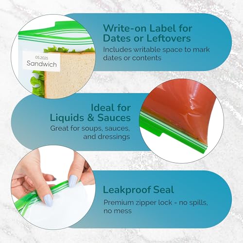 Sandwich Bags 50 Count (Sandwich)