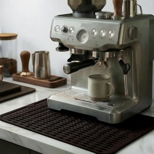 Silicone Dish Drying Mat (Coffee / 16"L x 12"W)