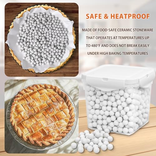 2.2 LB Pie Weights for Blind Baking in Kitchen (2.2lb white)