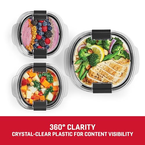 Brilliance® Round Leak Proof Food Storage Containers (6-Piece (Rounds))