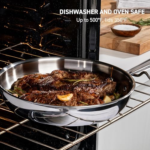 Pro Tri Ply Stainless Steel Sauté Pan with Lid (Sauté Pan / 3-Quart)