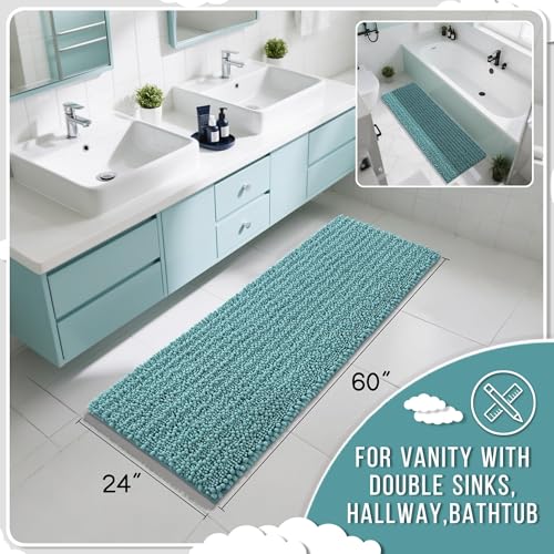 Bathroom Runner Rug 60x24 Inch (10.0333 Sq Ft)