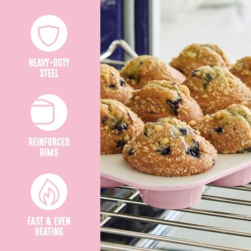 6 Piece Ceramic Nonstick Oven Bakeware Set (6 Piece Bakeware Set / Pink)