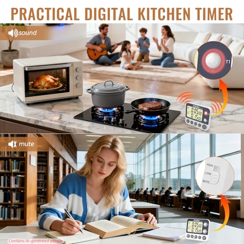 Digital Dual Kitchen Timer