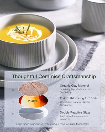 Star Stoneware Dinnerware Set (Matte Gray)