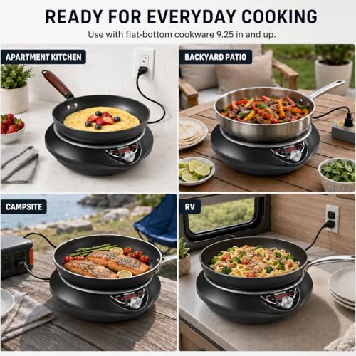 1700W Induction Wok Burner 100