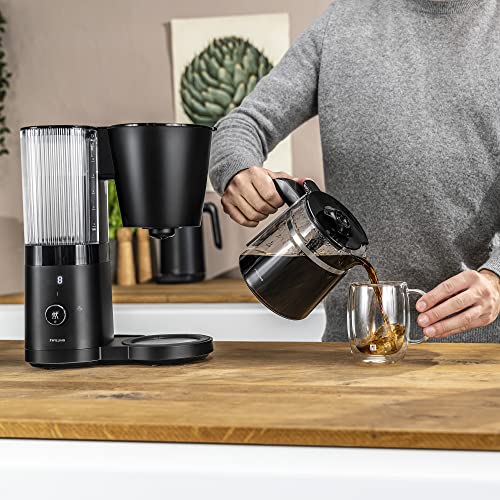 Enfinigy Glass Drip Coffee Maker 12 Cup (Black)