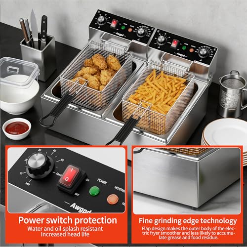 Commercial Electric Deep Fryer (20L)