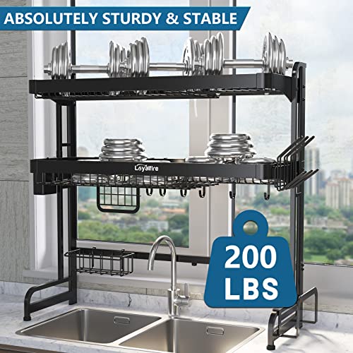 Over Sink Dish Drying Rack (Black)