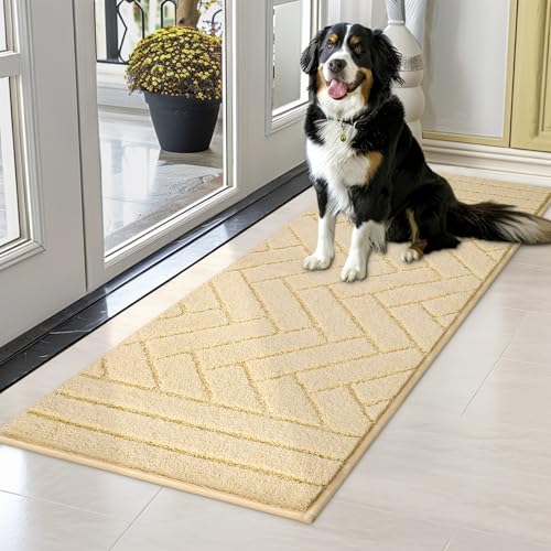 Indoor Doormat (Cream Yellow / 48" x 20" (Rectangular))