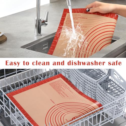 Non slip Silicone Pastry Mat Extra Large Measurements 36''x 24'' Baking Mat (36"L x 24"W)
