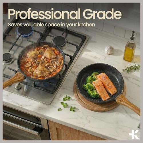Bakken Master 20 Piece Cookware Set (Marble / 20 Piece Set)