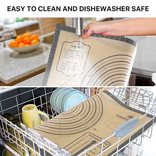 28"x20" Extra Thick Silicone Baking Mat for Pastry and Bread