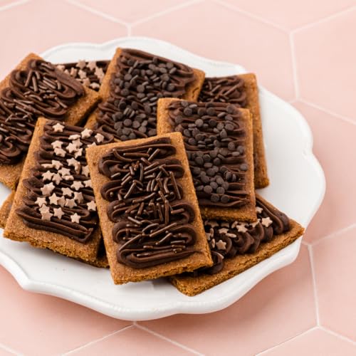 Dye Free Chocolate Sprinkles 6 Cell Variety (Chocolate)