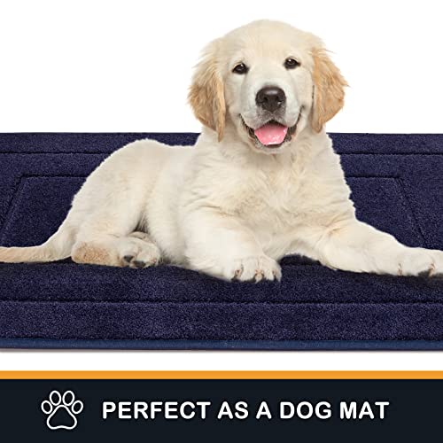 Hallway Runner Rug (Midnight Blue / 32" X 70" (Runner))