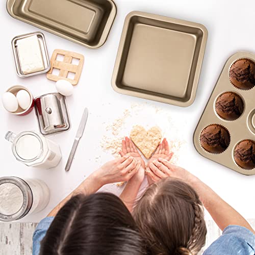 5 Piece Baking Pans Set (Copper)