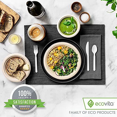 100% Compostable Paper Plates [9 in.] (Large)