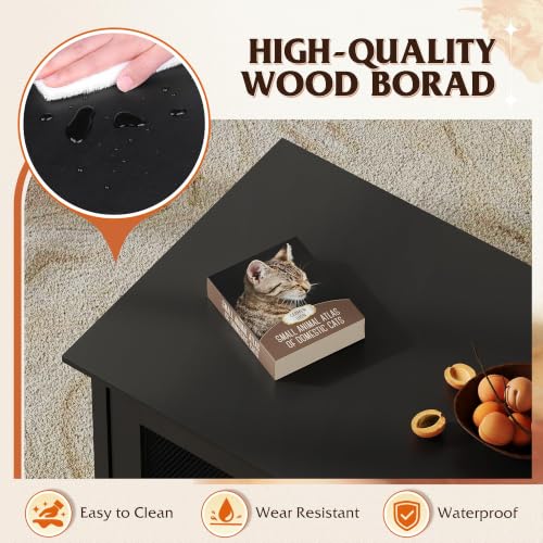 Wooden Coffee Table with Flip (Urban2_black / 31.5")