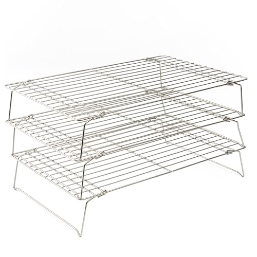 Durable 3 Tiers Stackable (10" x 16" 3-Pack)