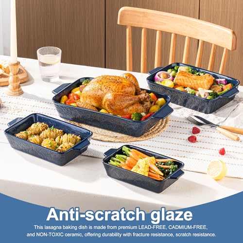 Casserole Dishes for Oven (Blue)