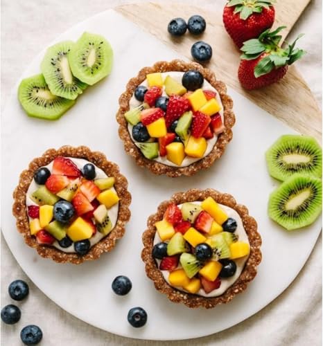 4 Inch Mini Quiche Pans Black 6 Pack. Egg Tart Molds w (4*0.79IN)