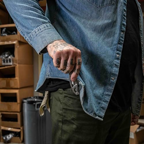 Gear Paraframe I EDC Folding Pocket Knife (0.5" / Paraframe I (Serrated Edge - Gray))