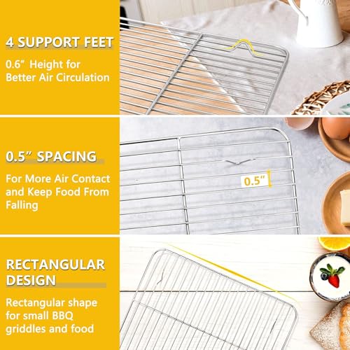 2Pcs Basting Cover & Wire Rack
